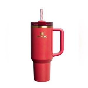 LIMITED EDITION Stanley Quencher H2.0 Tumbler 40oz, Scarlet Tinsel 2024